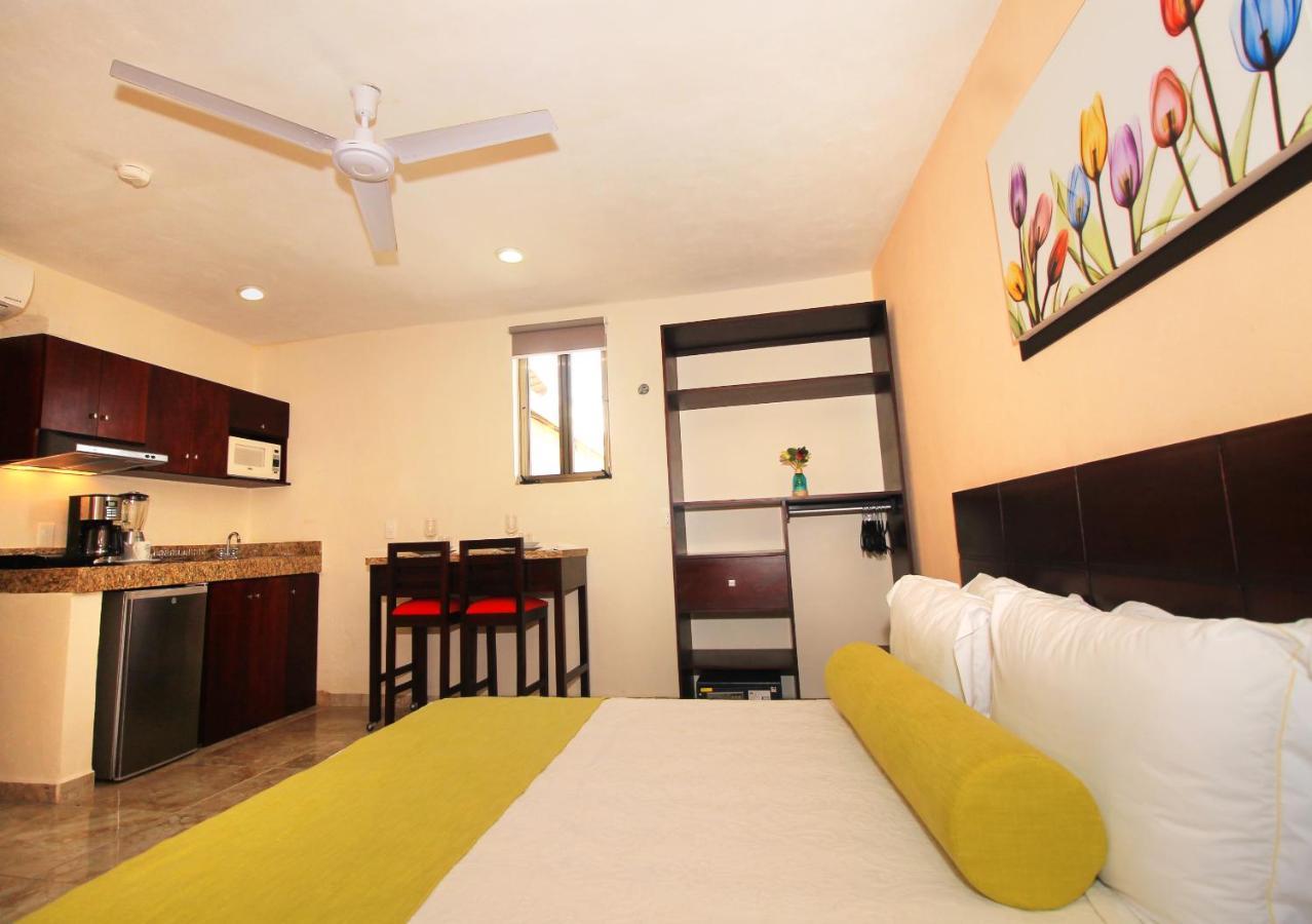 Papagayo Hotel Boutique Playa del Carmen Dış mekan fotoğraf A typical studio at the hotel